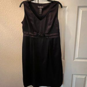 George ME Black Dress V-Neck